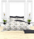 Christie 100% Cotton Striped Satin 220 TC King size Bed Linen Set with 4 Pillow Covers -1